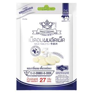 Thaichong นมอัดเม็ด สูตรหวานน้อย เข้มข้นนม ตราไทยชอง