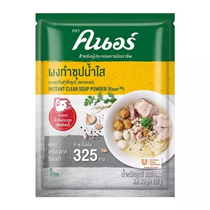 ผงซุปก๋วยเตี๋ยวน้ำใส รสหมู ตราคนอร์