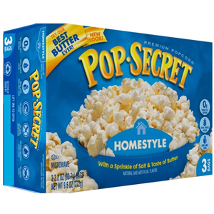 Pop Secret ป๊อปคอร์นไมโครเวฟ ตราป๊อป ซีเครท