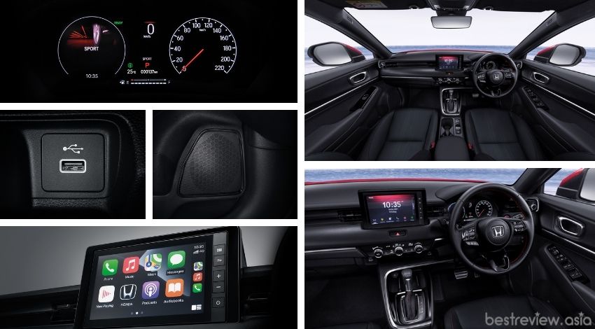 ดีไซน์ภายในของ All New Honda HR-V e-HEV รุ่น RS