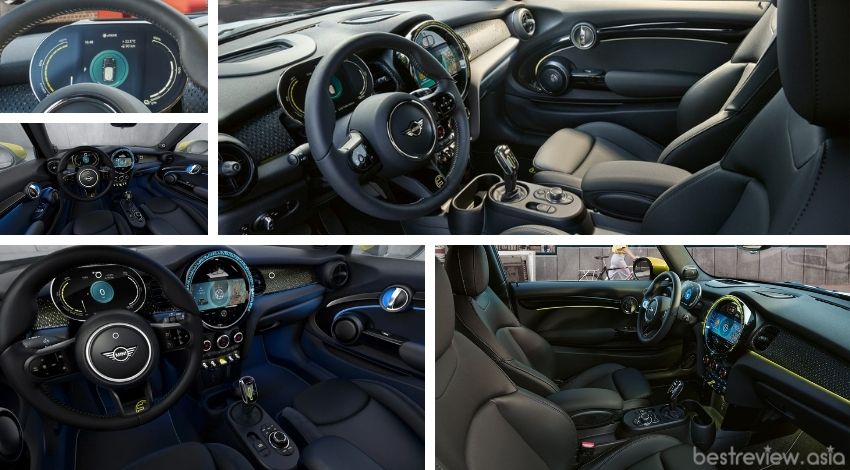 ภายในของ MINI Cooper SE