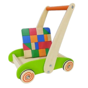 WOODEN KID รถผลักหัดเดินพร้อมบล๊อคไม้