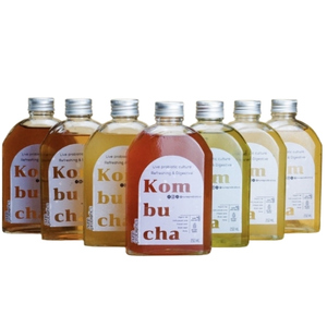 Probiotic drink คอมบูฉะ ชาหมักรสผลไม้