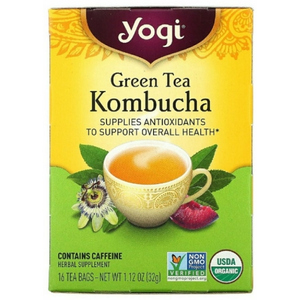 Yogi Kombucha Green Tea ชาเขียวหมัก คีโตทานได้