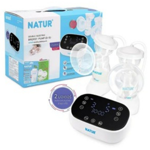 NATUR เครื่องปั๊มนมไฟฟ้ามอเตอร์คู่ รุ่น D-5
