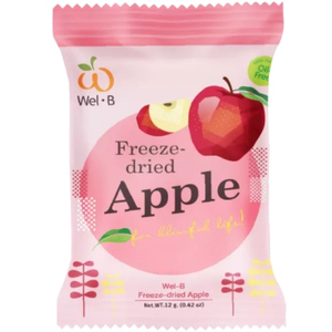 Wel-B แอปเปิ้ลอบกรอบ แอปเปิ้ล Freez Dry ไร้น้ำมัน ขนาด 12 กรัม (6 ซอง)