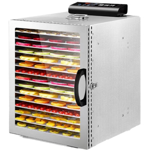 เครื่องอบผลไม้แห้ง สแตนเลส 16 ชั้น รุ่น 2