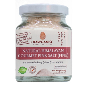 RAWGANIQ เกลือหิมาลายันสีชมพู ชนิดละเอียด