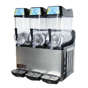 เครื่องทำสเลอปี้ Slurpee 3 โถ 12 ลิตร มีไฟ LED ตรงฝา ทำความเย็นได้ 2 ระบบ