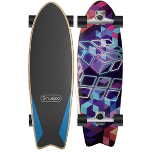 SinLegoo เซิร์ฟสเก็ตสำหรับผู้ใหญ่ ขนาด 32 นิ้ว Surfskate CX4/CX7