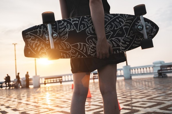 เซิร์ฟสเก็ต (Surfskate) ล้อ กีฬา สเก็ตบอร์ด (Skateboard) ผู้ชาย 