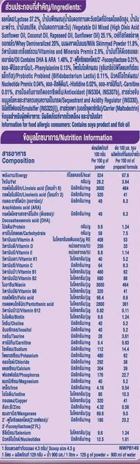 นมผง NAN® GOLDPRO TOTAL-C 1™ Infant Formula 