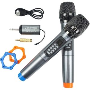 Sherman ไมโครโฟนคาราโอเกะ ไร้สาย ดิจิตอล UHF รุ่น MIC-150+