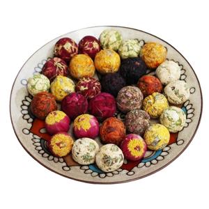 ชาดอกไม้อัดก้อน Floral ball Tea
