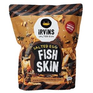 IRVINS หนังปลาแซลมอนทอดกรอบเคลือบไข่เค็ม