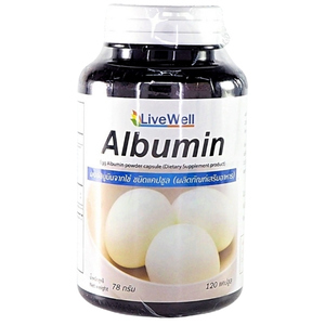 Livewell Egg Albumin อัลบูมิน ผงไข่ขาวสกัด
