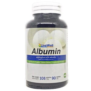 Livewell Egg Albumin โปรตีนไข่ขาวชนิดเม็ด