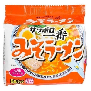 Sapporo Ichiban Miso Ramen Japanese Ramen  ราเมนญี่ปุ่นรสมิโซะ