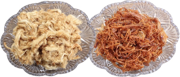 ความแตกต่างระหว่าง หมูหยอง และ หมูฝอย