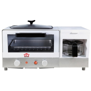 House Wort เครื่องทำอาหารเช้า 3in1 (อบ ทอด ชงกาแฟ) รุ่น HW-B002C