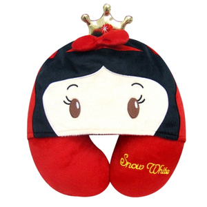 DISNEY PRINCESS หมอนรองคอตัวยูมีฮู้ด