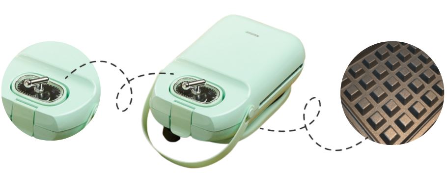 YOJIABoom เครื่องทำวาฟเฟิล พร้อมถาดอบ 16 ชิ้น รุ่น EL-3003A