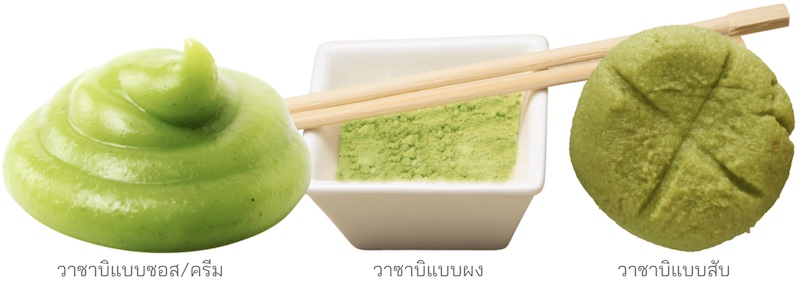 ประเภทของวาซาบิ