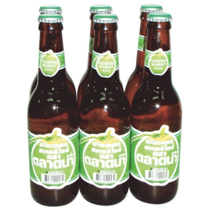 น้ำตาลสดตราตลาดน้ำ แพ็ค 6 ขวด