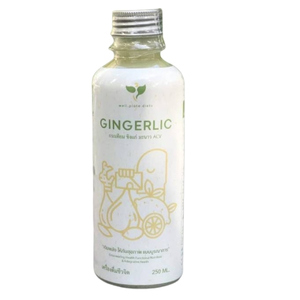 Gingerlic น้ำสมุนไพรสกัดเย็น สูตรออร์แกนิค 100% ตราจินเจอร์ลิค