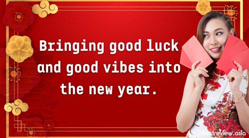 Bringing good luck and good vibes into the new year.ขอให้ความสุขกายสบายใจมาพร้อมกับปีใหม่นะ