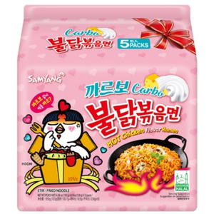 Samyang Buldak Hot Chicken Carbonara Ramen รสคาโบนาร่าสูตรไก่เผ็ด