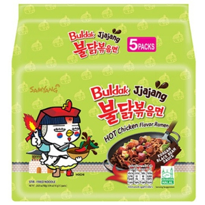 Samyang Buldak Hot Chicken Jjajang Ramen  ราเมนกึ่งสำเร็จรูปแบบแห้ง