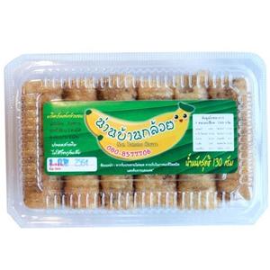 กล้วยอบแบบม้วน ตราน่านบ้านกล้วย