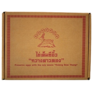 ไข่เค็มซีอิ๊ว ตรากวางดาวทอง บรรจุ 6 ฟอง