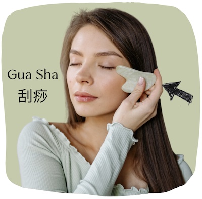 กัวซา (Gua Sha) หินนวดหน้า