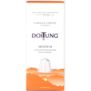 DoiTung Coffee Capsule - Medium Roasted 100% Arabica กาแฟแคปซูล คั่วกลาง