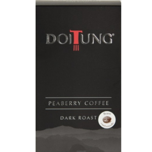 DoiTung Coffee Bean - Peaberry Dark Roast กาแฟคั่วเมล็ดพีเบอร์รี่ คั่วเข้ม