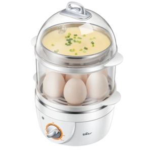 BEAR Electric Egg Boiler 2 in 1 เครื่องนึ่งไข่ อเนกประสงค์ 2 ชั้น รุ่น BR0002