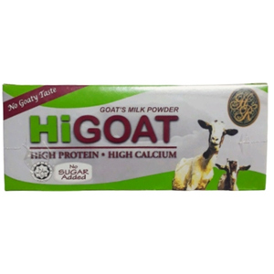 HIGOAT นมแพะสำเร็จรูป ชนิดผง สูตรไม่เติมน้ำตาล