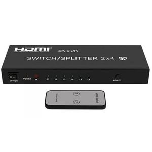 HDMI Switch/Splitter In 2 Out 4 ตัวแยกสัญญาณ HDMI