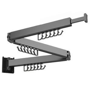 Folding Drying Rack ราวตากผ้าพับได้ ติดผนัง ในร่มกลางแจ้ง