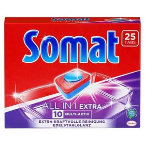 Somat Tab All in 1 ผลิตภัณฑ์ทำความสะอาดจาน สำหรับเครื่องล้างจาน