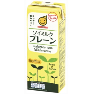 Marusan Soy Milk Plain Unsweetened 250 ml.