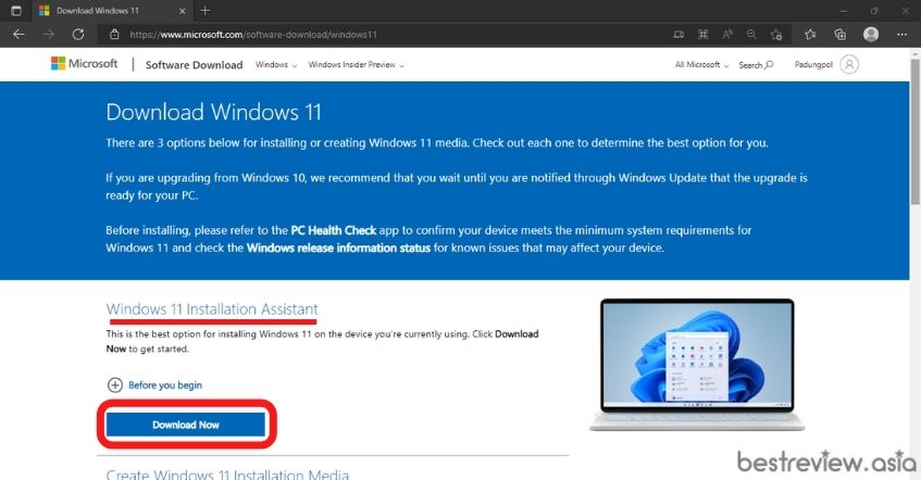 Windows 11 Installation Assistant