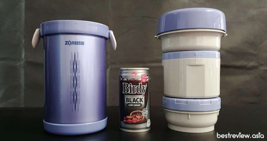 ขนาดของปิ่นโตสุญญากาศเก็บความร้อน zojirushi