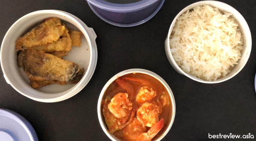 แกงส้ม+ปลาสลิดทอด Zojirushi Lunch Jars ปิ่นโตอาหารสูญญากาศเก็บความร้อน รุ่น SL-NC09