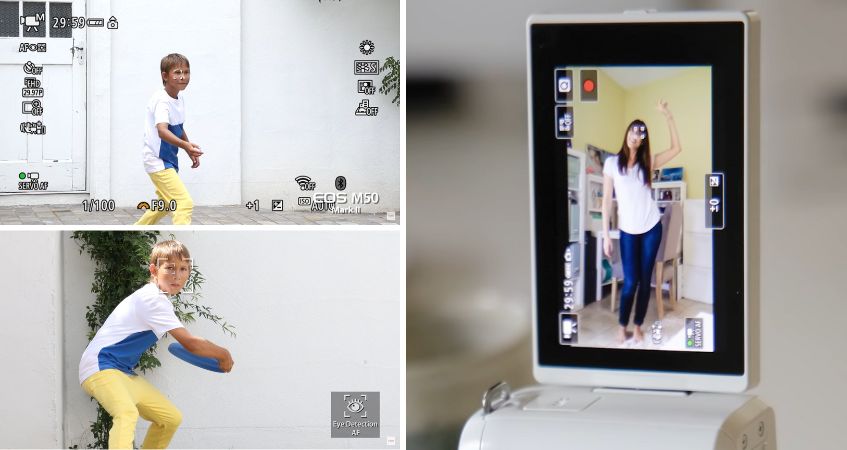 ระบบโฟกัสอัตโนมัติของ Canon EOS M50 Mark II