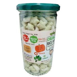 ORGANIC Rice Puff ข้าวออแกนิคผสมผักอบกรอบ