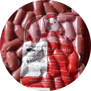 GF FOODS ไส้กรอกแดง สะอาดสดใหม่