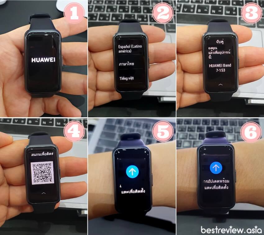 รีวิว HUAWEI Band 7